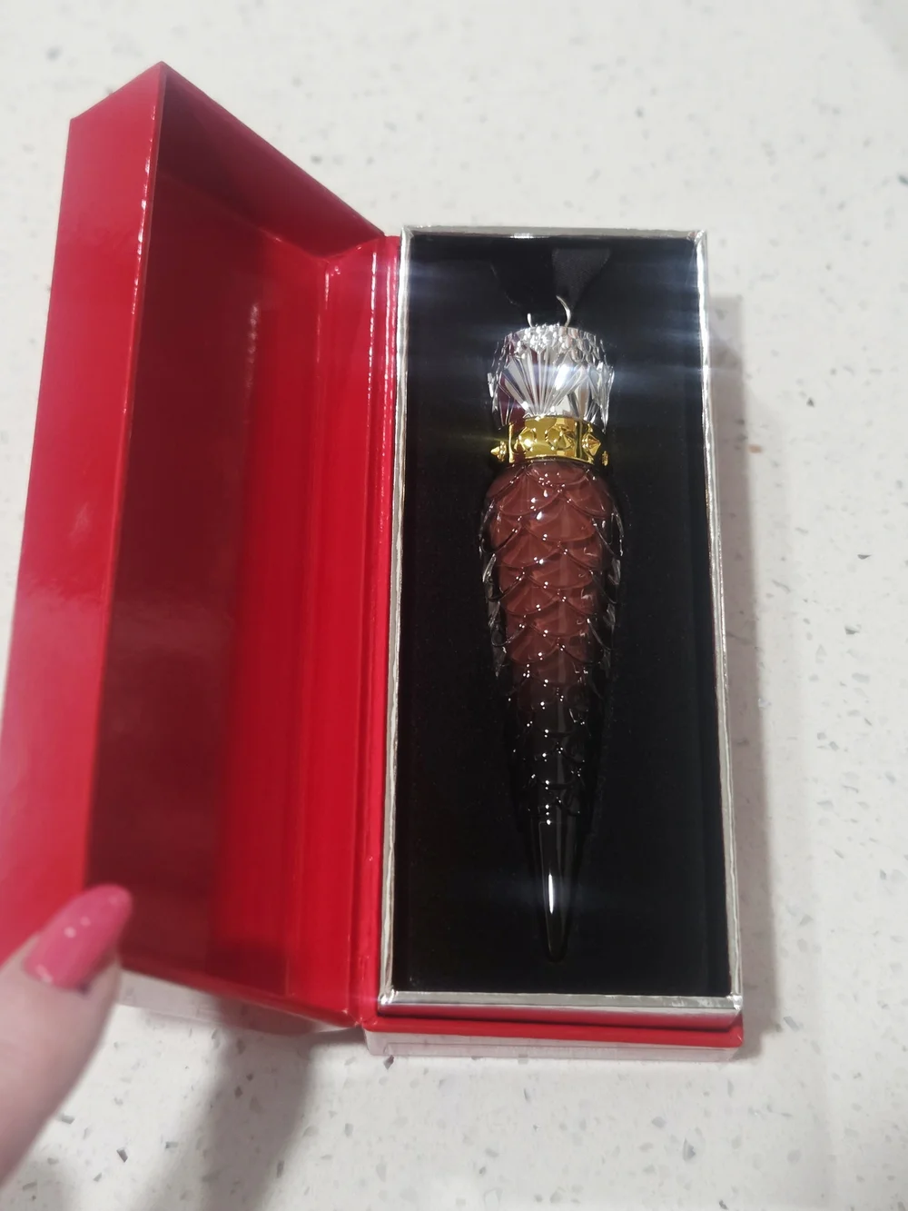 Louboutin•Christian Louboutin Matte Fluid Lip Colour in Gala Moka 417F